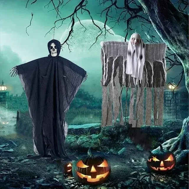 Halloween-Hängeskelett 4