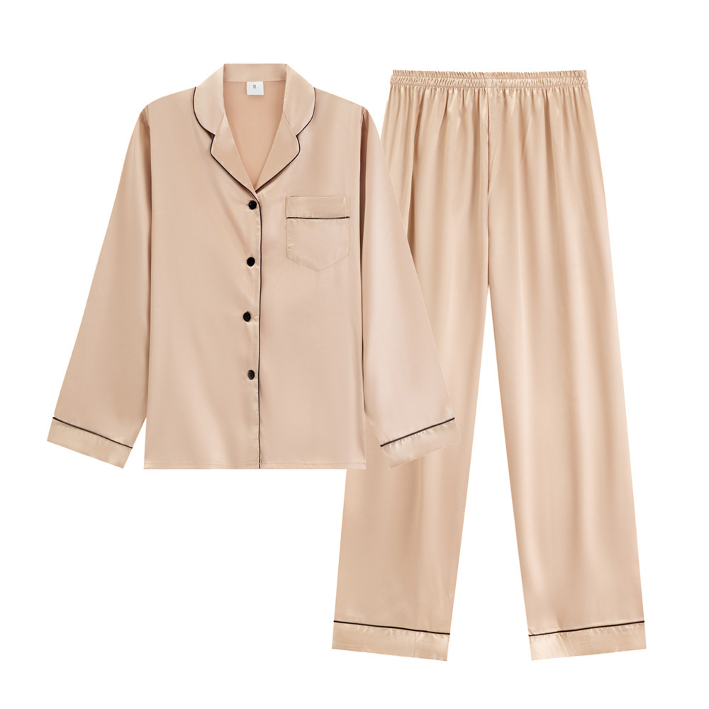 Button-Down Satin Women's Sleepwear Set 3