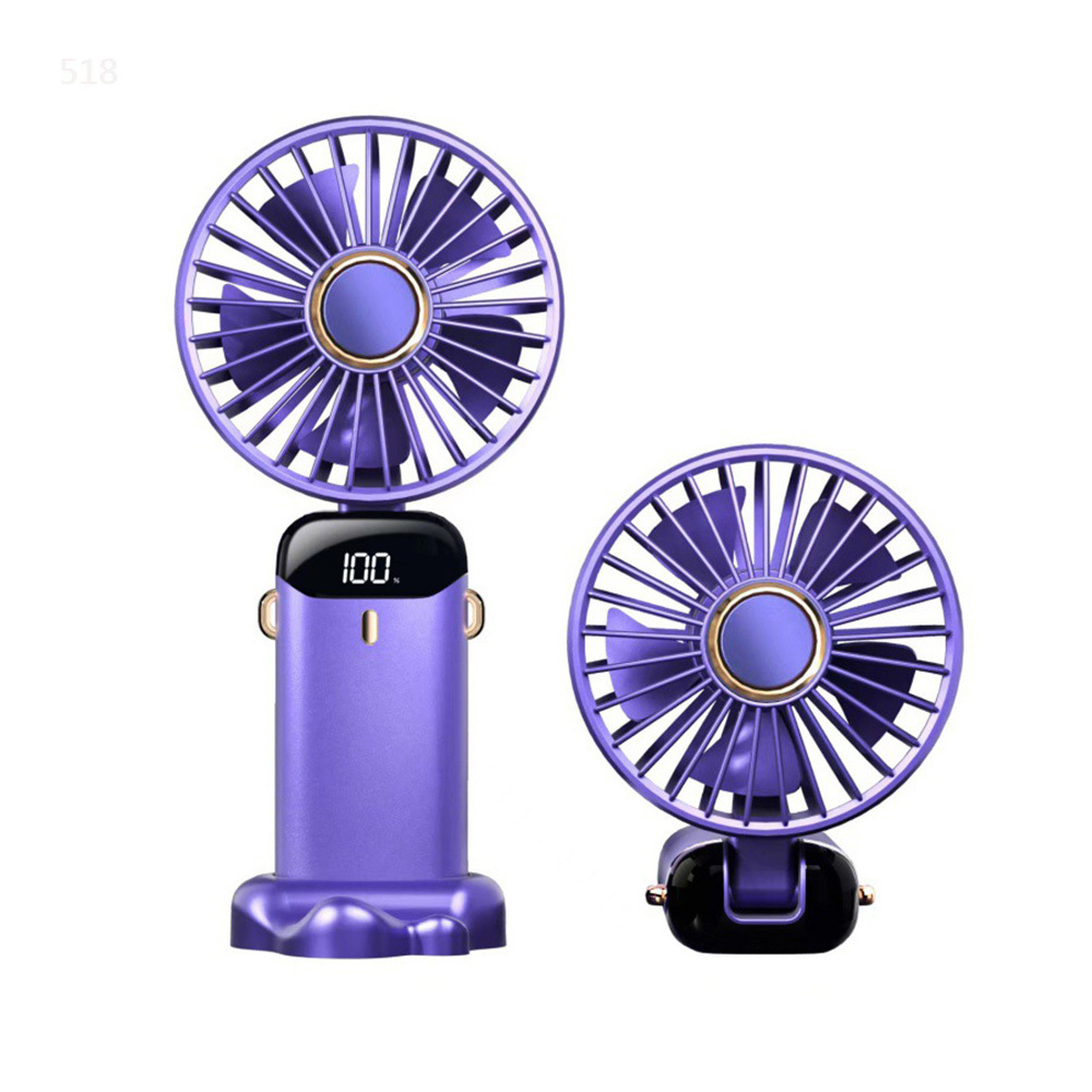 Portable Foldable Mini Fan with LED Display 3