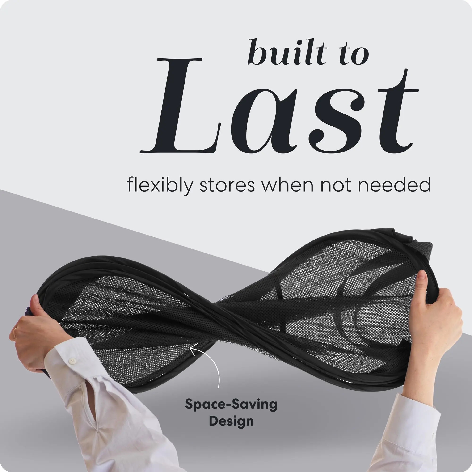 Foldable Pop-Up Mesh Laundry Basket 2