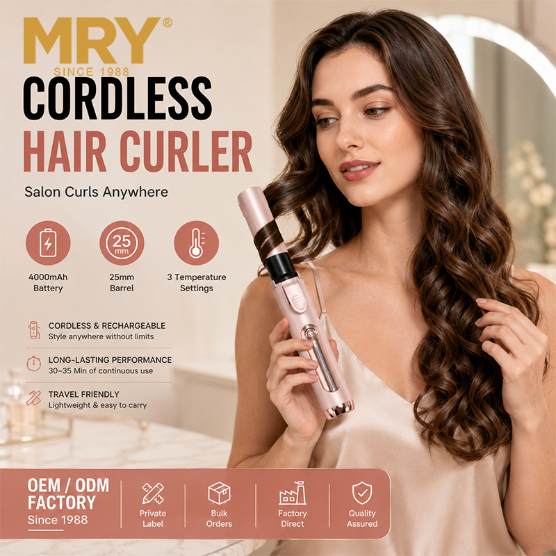 Cordless USB Curling Wand 25mm 2