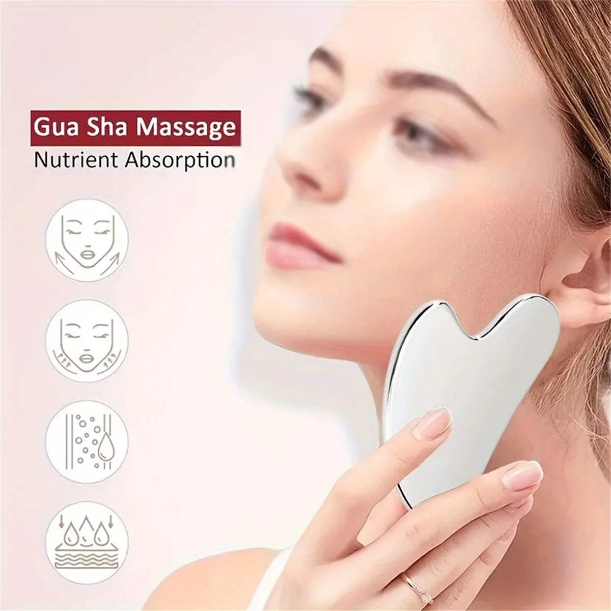 1pc Gua Sha Bord Schönheit Hautpflege Gesichts Werkzeug 4