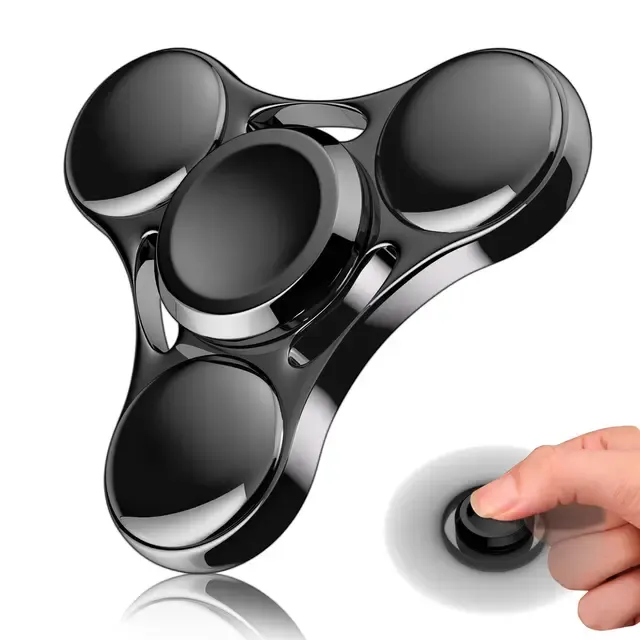 Rainbow UFO Metal Finger Spinner 1