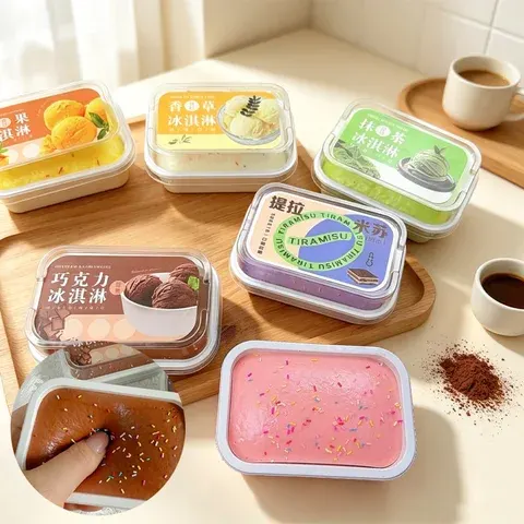 Soft Dessert-Shaped Squishy Stress Toy