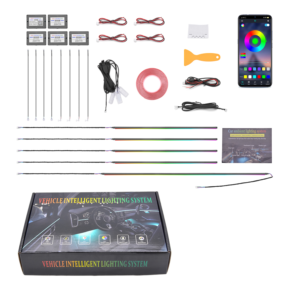 Customizable RGB Interior Light 18/22-in-1
