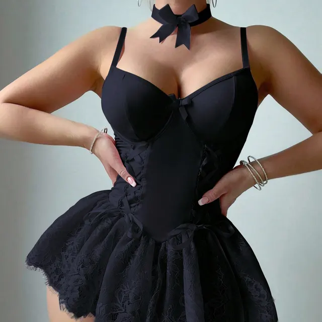 Lace Lingerie Dress 1
