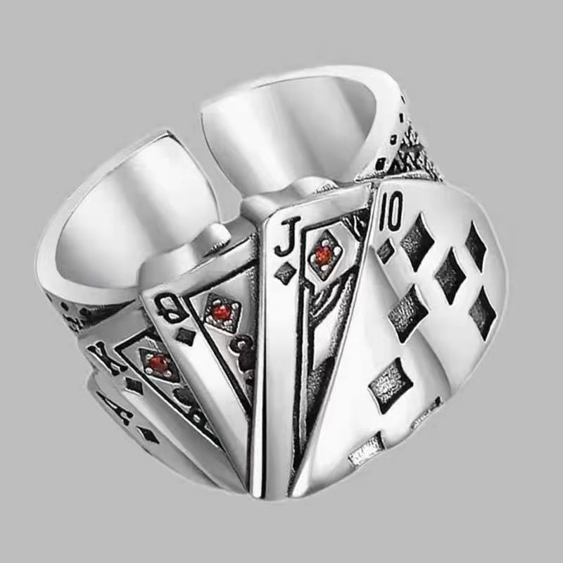 1 Pc Vintage Adjustable Ring For Men Fashion