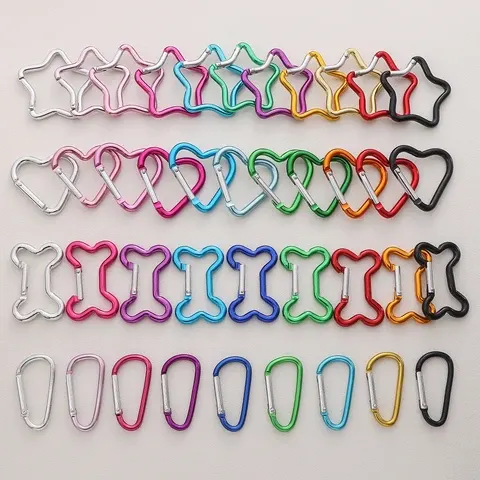 Aluminum Heart-Shaped Carabiner Clasp