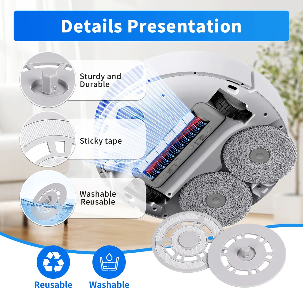Für Xiaomi Mijia Omni All-in-One B101CN Wischroboter Dreame 3