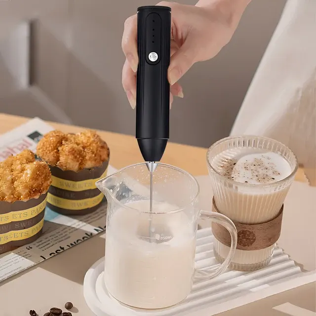 Mini Electric Whisk with 3 Speeds 3