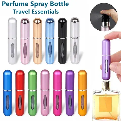 Tragbarer Aluminium Parfüm-Zerstäuber 5 ml