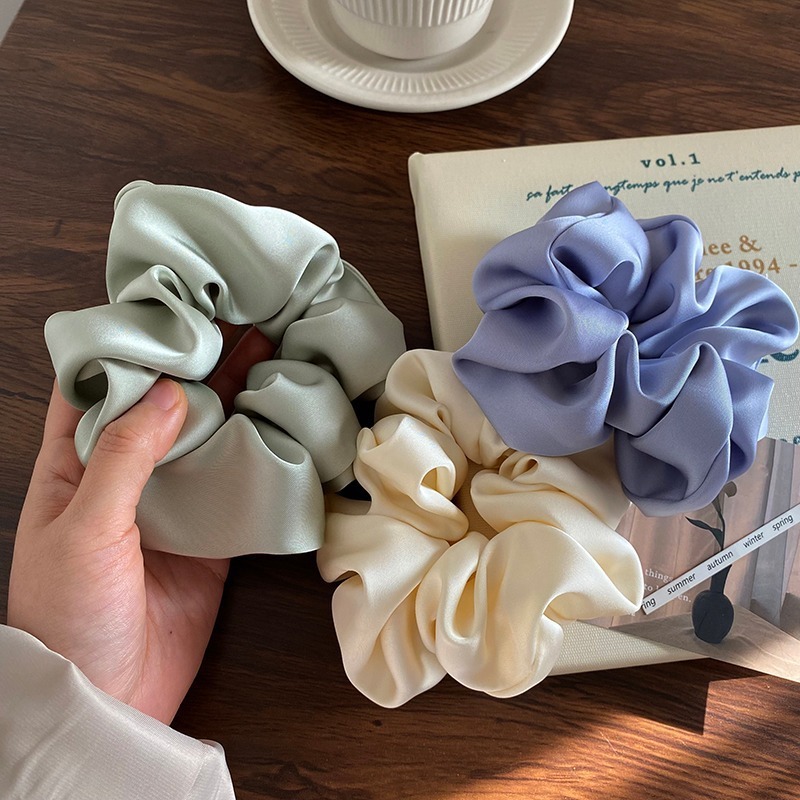 Satin Silk Elastic Hair Bands Set 3