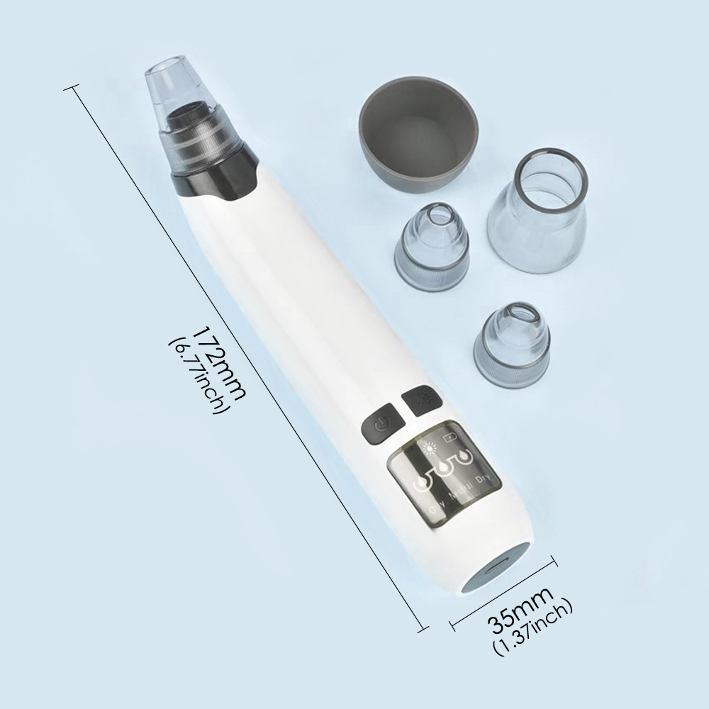 Heated Pore Suction Cleaner with Silicone Tool 2