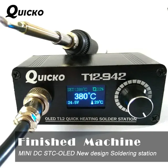 T12-942 OLED MINI Lötstation Digitaler Elektronischer Schweißkolben DC-Version 1