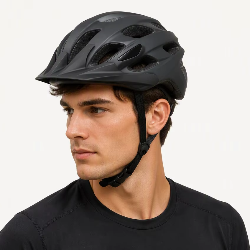 CE Certified Mountain Bike Helmet Strong PC Shell