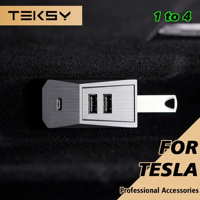 Glovebox USB-C Hub with Digital Display 2