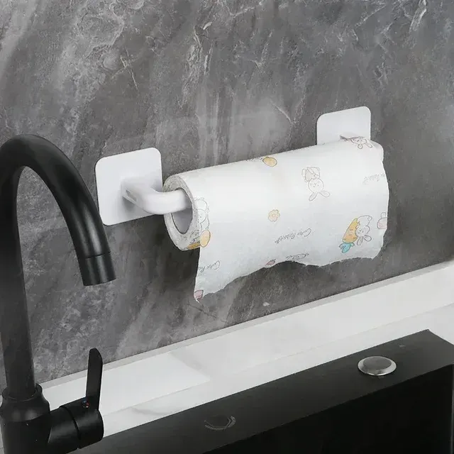Stainless Steel Toilet Roll Holder, No-Drill 2