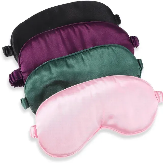 Silk Sleep Mask with Full Blackout Strap 1