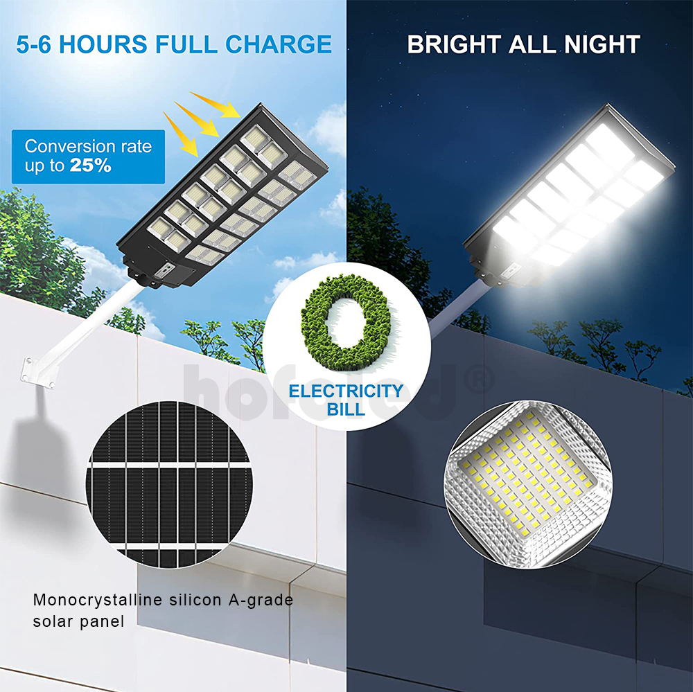 Aluminum Solar Street Lamp Remote 2