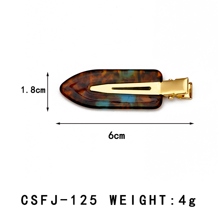 YIYI 6cm Marble Pattern Mini Hair Clip Temperament 2