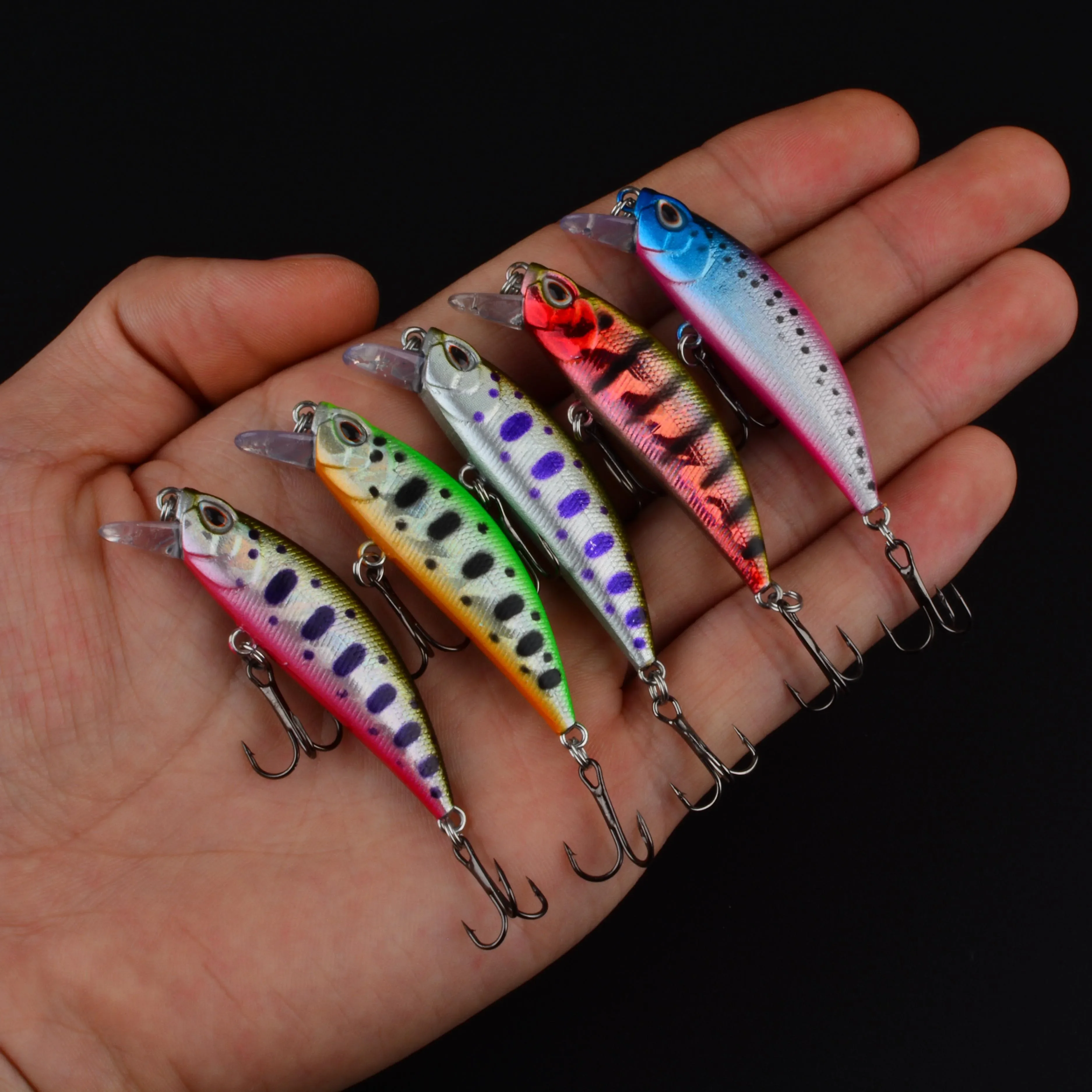 3D-Eyed Hard Plastic Crankbait 50 mm 3