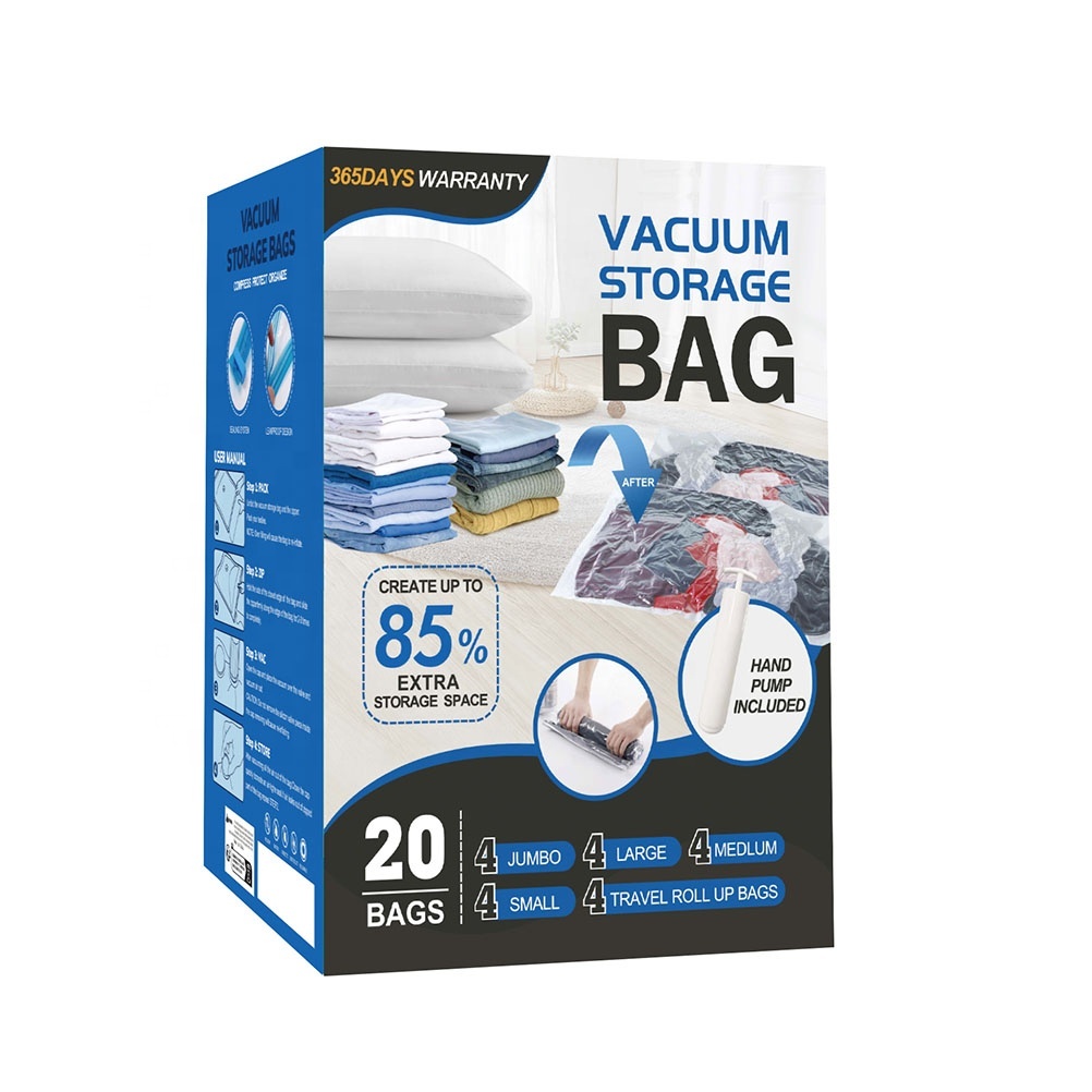 20packs Seller Vacuum Bag for Clothes Large Space