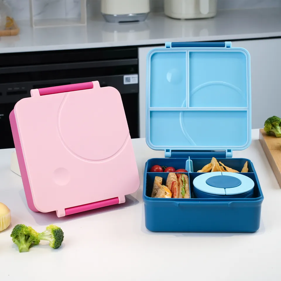 Leak-Proof Thermal Lunch Box with Cutlery for Kids 4