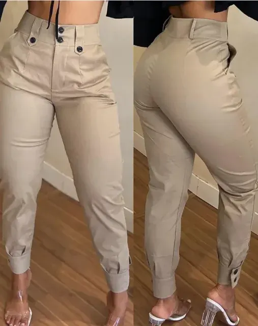 Women's Cargo Capri Pants 4