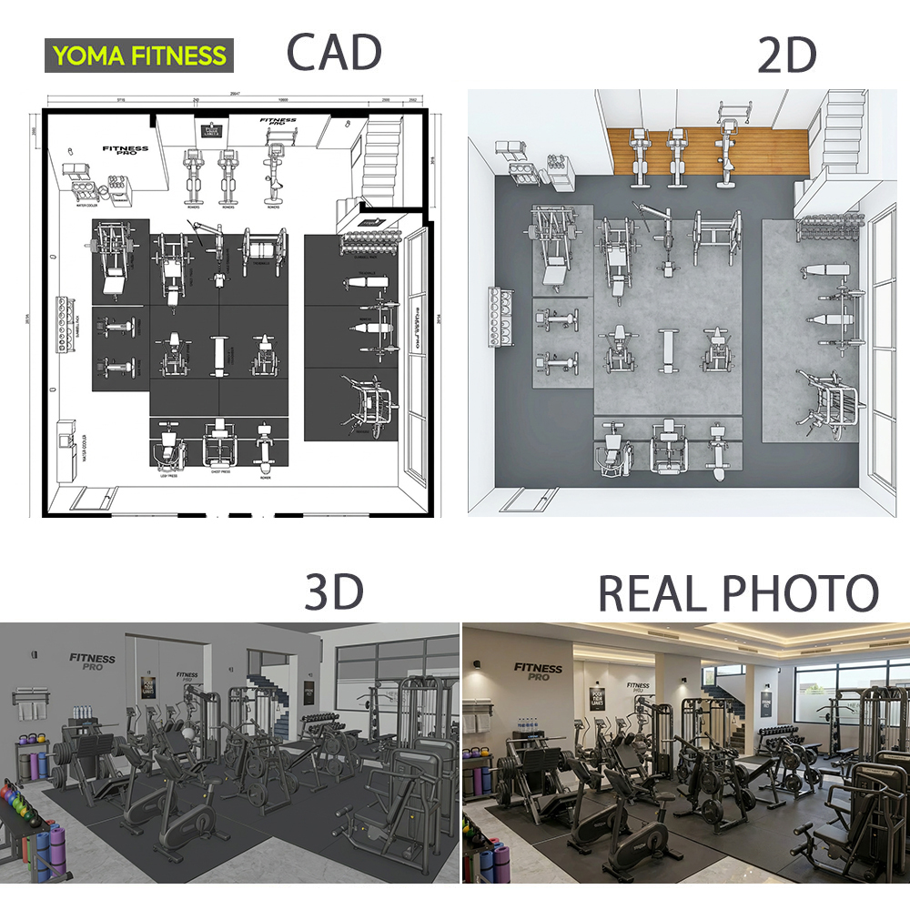 Turnkey Selectorized Gym Equipment Package 3