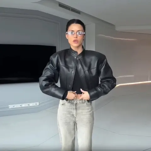 Faux Leather Jacket