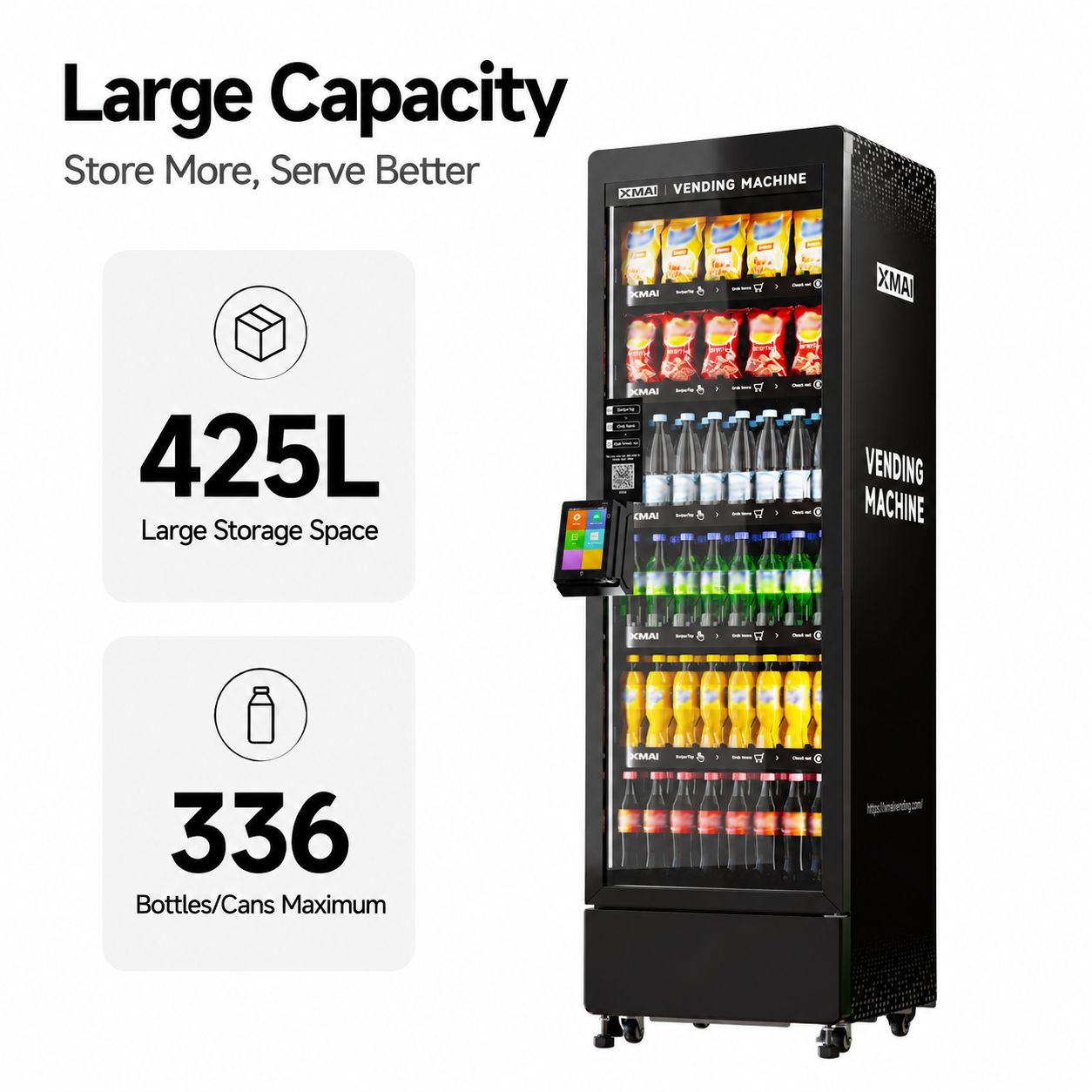 Smart Refrigerated Vending Machine 425 Liters 3