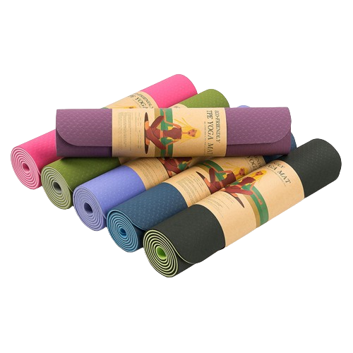 Double Layer Extra Thick TPE Yoga Mat Non 3