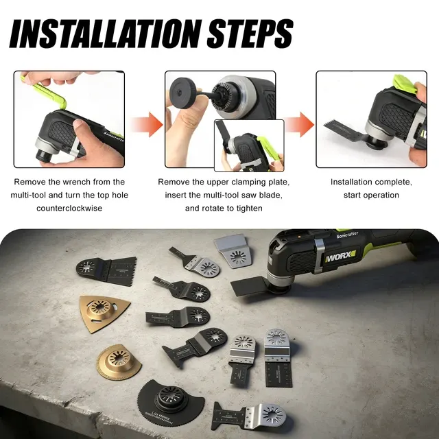 42-Piece Universal Oscillating Saw Blade Set 3