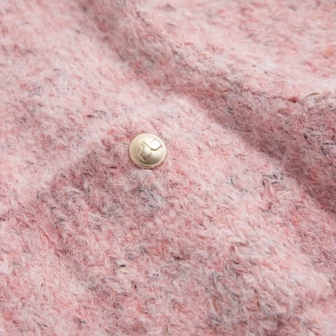 Cotton Knit Cardigan Single Button 4