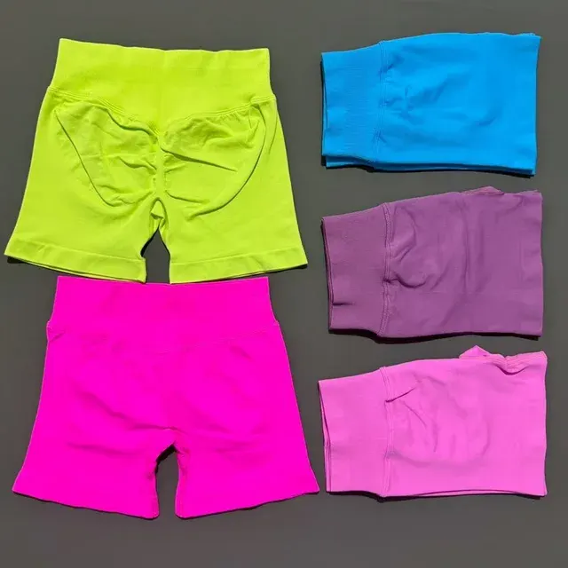 Women's High-Waist Yoga Workout Shorts 3