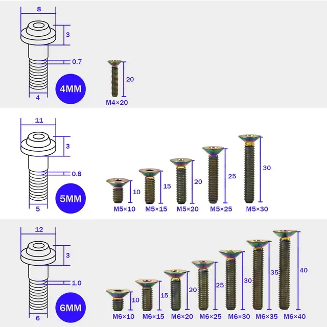Countersunk Screws 3