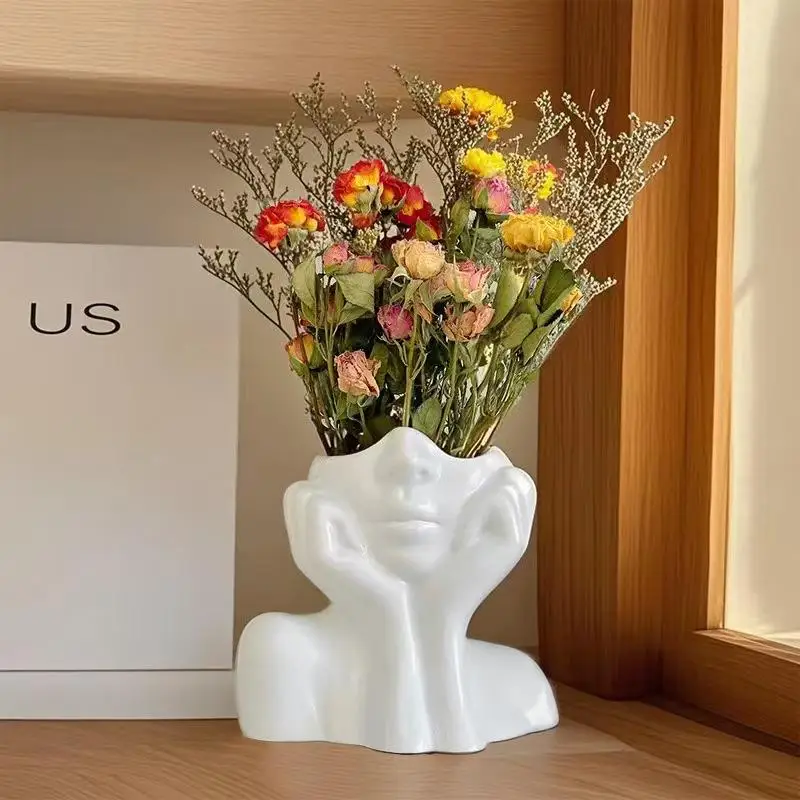 Nordic-Stil High-End-Haus Kreative Vase Luxuriöse Wohnzimmer Dekorative Flasche 3