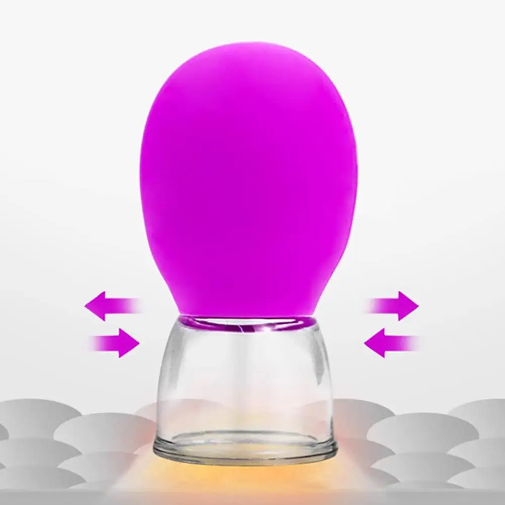 4PCS Silikon Vakuum Schröpfen Massage Gläser Anti Cellulite 4