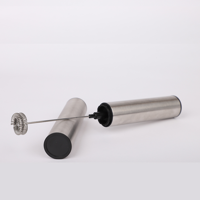 Rechargeable Stainless Steel Milk Frother with 2 Speeds 2