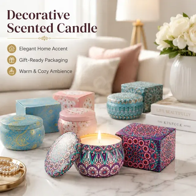 Dried Flower Scented Candle 2