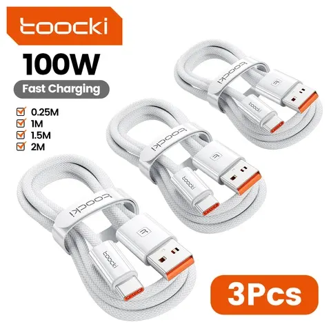 USB-C-Schnellladekabel 100 W, Mehrpack