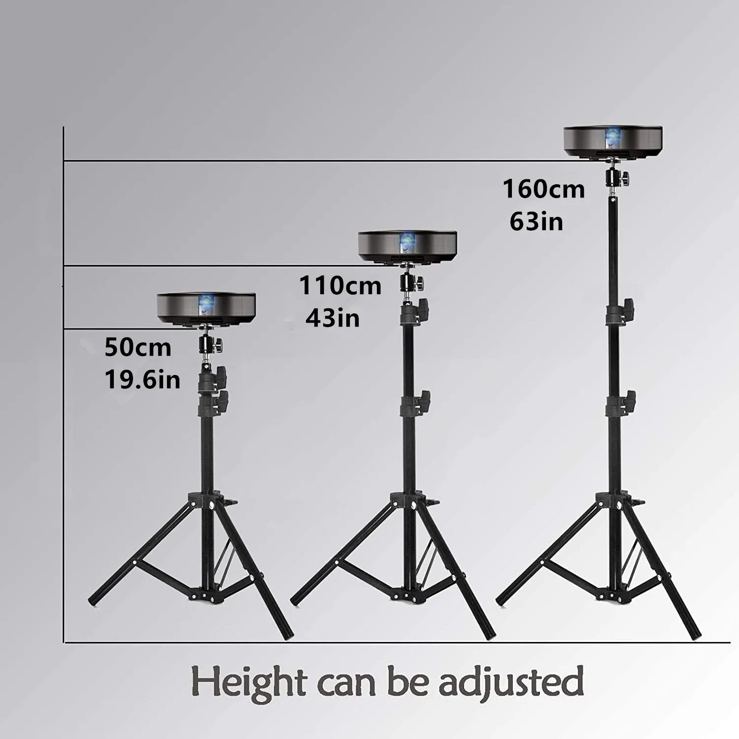 Xiaohui 50cm-160cm Universeller Tragbarer Halter für HY300 Mini-Projektor 3