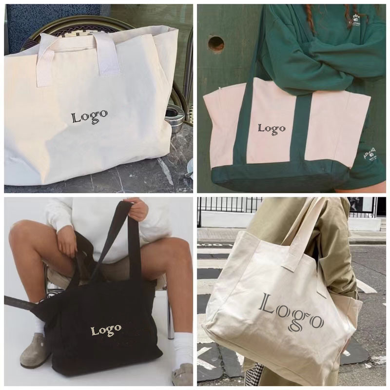 Small and Large Printable Canvas Tote 4