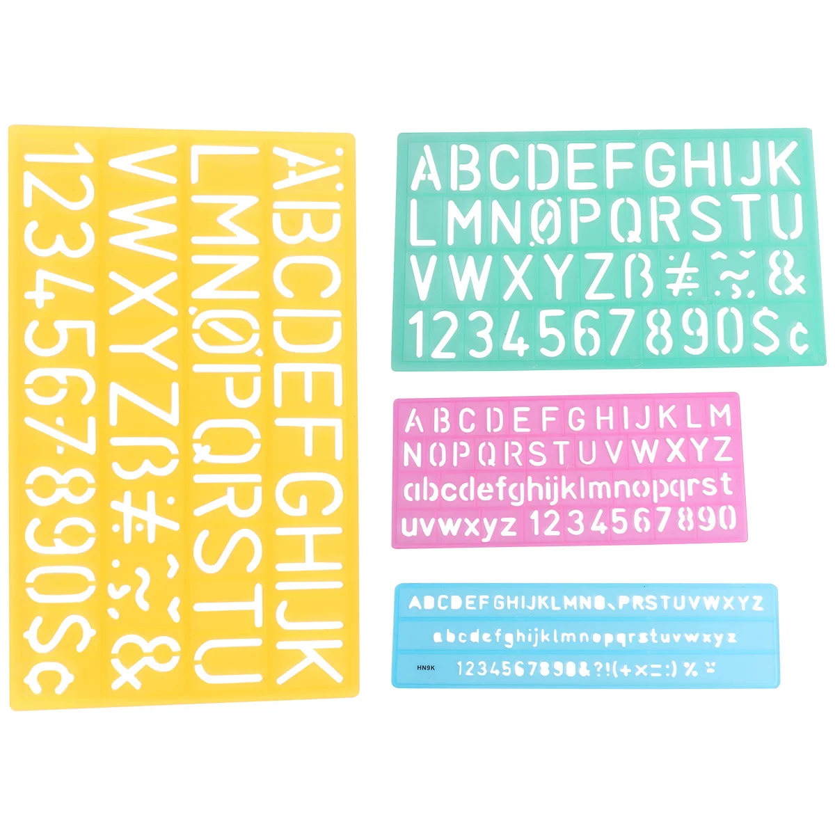 Buchstaben-Schablonenset 4