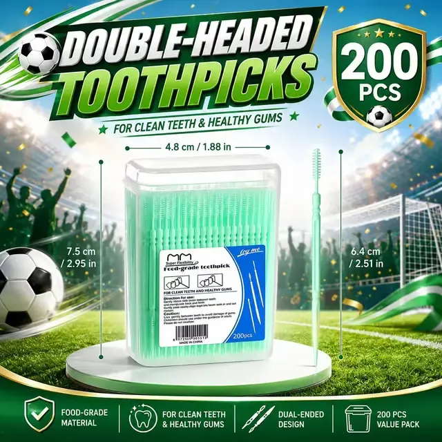 Disposable Plastic Interdental Brushes, 200 Pack 3