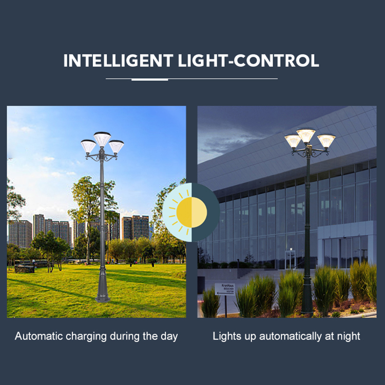 Waterproof Solar Garden Post Light 2