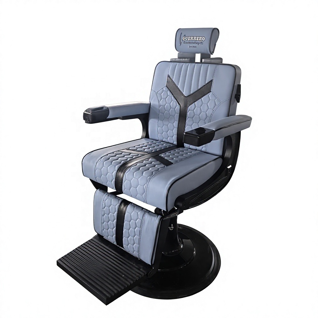 Modern Commercial Barber Chair with Hydraulic Pump 2