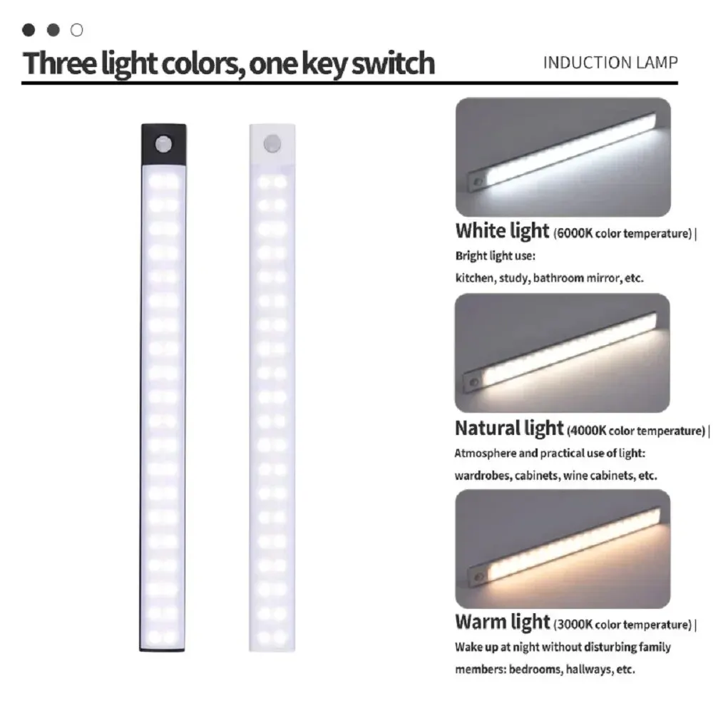 USB-C Rechargeable Motion Sensor Cabinet Light 4