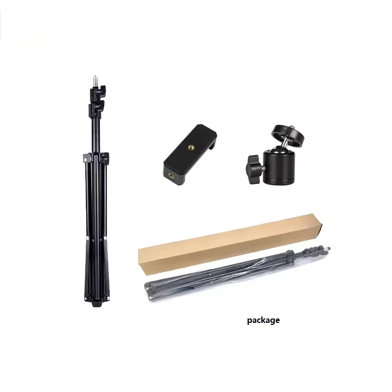 Smartphone Ring Light Tripod 2m Extendable Foldable Mobile 3