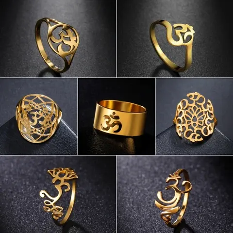 Chakra Om Ring